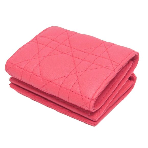DIOR Pink Leather Wallet - Picture 3 of 13